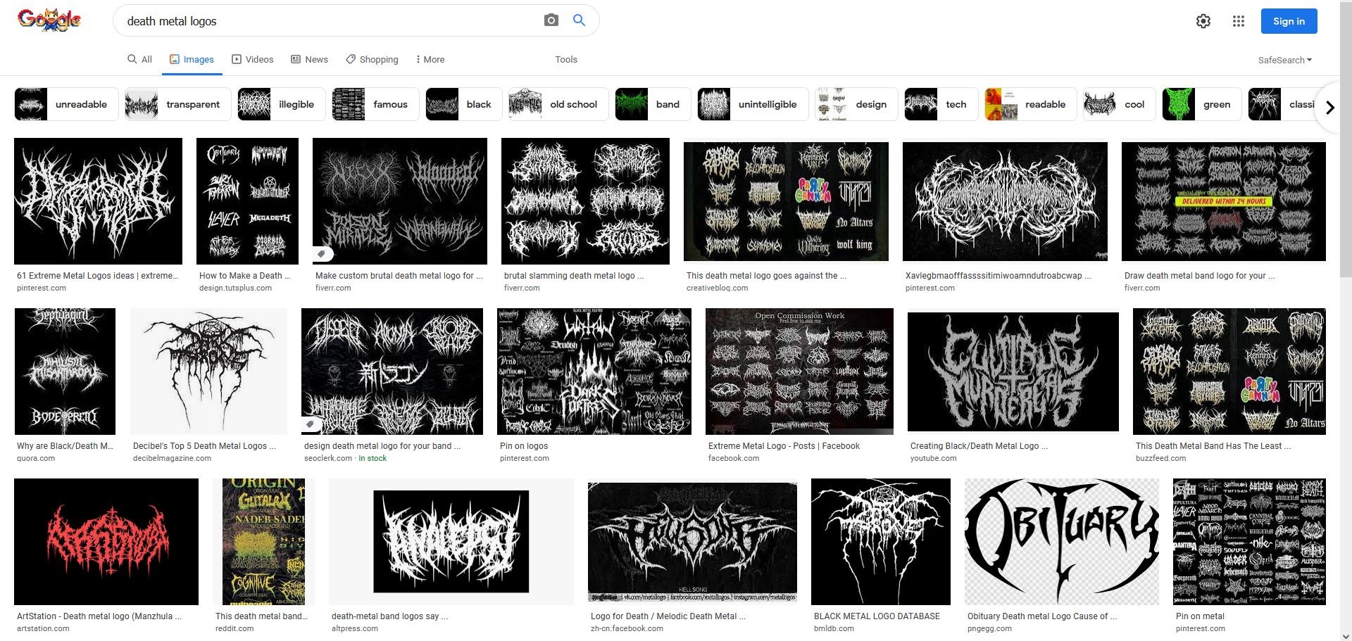 black metal bands